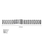 Stainless Steel Link Watch Band 20mm 22mm For Citizen Eco-drive Watch Strap