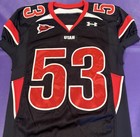 2008 Eric Dago  53 Utah Utes Game Used Worn Under Armour Ncaa Football Jersey