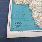 Map Of Africa 1940s Atlas Map Historical