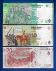 Argentina P-359 P-360 P-361 Nd 2015-2016 Uncirculated Banknotes Set   3