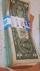 1 Normal Regular Bank Pack   100  100 Single 1 Dollar Bills Circulated Real Cash