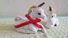 Vintage Unicorn Ceramic Figurine Lot 80s White Rainbow 
