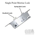 G-u Monolock 50 92 Single Door Lock  Key Below - Stainless Steel