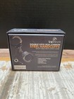 Nib Tacstealth Double Lock Real Carbon Steel Handcuffs W  2 Keys   Case
