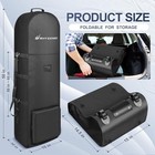 Hard Case Golf Club Travel Bag With Wheels Waterproof Luggage Lock Cover Airline