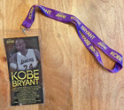 Kobe Bryant Last Games Lanyard Ticket Stub Holder Rare 04 13 2016