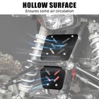 Carbon Fiber Radiator Mud Splash Guard Protector For Honda Trx 450 R 2006-2009