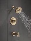 Delta Trinsic H2okinetic Tub shower Trim Champagne Bronze-certified Refurbished