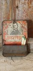 Vintage Wrigley s Juicy Fruit Gum Tin Litho  Wall Match Safe Holder  Advertising