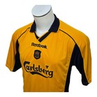 Reebok Liverpool Fc 2000-01 Replica Away Shirt Jersey  Soccer Size Large