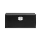     30 In Truck Tool Box Black Steel Storage Tool Box Tool Chest Organizer W lock