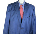 Daniel Cremieux X Loro Piana Sport Coat Jacket 2 Buton Wool Blue Check Men s 50r