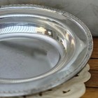 Silverplated Oval Serving Dish 12  International Silver Co  Vintage Mcm