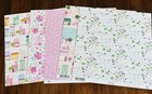 Lot Of Pink Fresh Papers Stickers Die Cuts Ephemera Scrapbooking Supplies