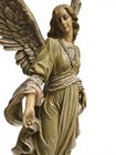 Vtg 16  Angel Statue Fairy Mystical Celestial Whimsical Winged Figurine See Flaw