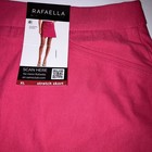 Rafaella Skort Skirt W inner Shorts Xl Raspberry Stretch Nwt 34x18l