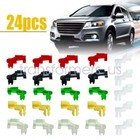 Automotive Fasteners Door Lock Rod Clip Rivet Plastic Car 24 Pcs Car Clips