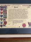 29  X 17 1 4  Framed Duvall France Family Name History Coat Of Arms Wall Ready