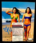 Nikki And Bre Bella The Bella Twins Hand Signed Metallic 8x10 Photo Jsa Wwe Wwf 