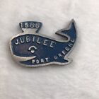 Vintage Port Orford Oregon Jubilee Whale Pin 1986