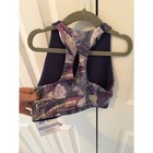 Nwt Athleta Girl X Simone Biles Use Your Voice Reversible Midi Bra Size 8 10