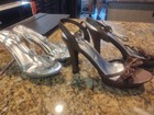 2 Pair Women s Heels Size 9 Vintage Hills