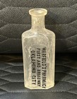 Vintage Druggist Bottle - Warfield s Pharmacy Bottle From Oklahoma City         