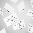Thank You Cards Small Business  3 5 X 2 Inches - 100 Pcs  300gsm  By Modern 5th