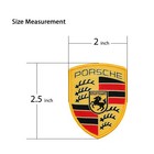 Porsche Crest Sew-on Badge Wap10706714  non Official    In Stock       