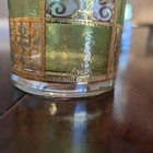 Culver Gold And Green Glasses Set Of 4