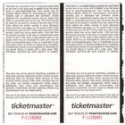 2 Eric Clapton Concert Seat Locator Ticket Stubs Ny 5 3 15 Madison Square Garden