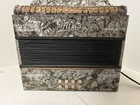 Vintage Alsia Jubilar Button Accordion     Working  Needs Tuning Pearlized Finish