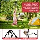 Deer Hanger For Skinning 600lb Deer Hoist Tripod With Lifting Winch Tool Tray
