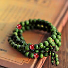 2pcs Sandalwood Buddhist Meditation Bracelet 8mm 108 Prayer Bead Mala Necklace
