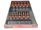 Snap On Tools New Sgdxw120bo 12pc Orange Soft Grip Combo Screwdriver Set Usa
