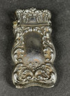 Antique Victorian 925 Fine 1000 Sterling Ornate Match Safe