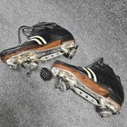 Vintage Riedell Roller Skates Sure Grip Xk-4 Size 13 Black Leather Speed Skate