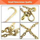 5 16  X 2  G70 Tow Chain J-hooks V-chain Flatbed Truck Rollback Wrecker Carrier