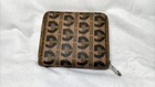 Hysteric Glamour Wallet Brown Logo Pattern Zip Around Face Print 12x10cm Japan