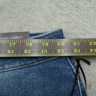 Ava Viv Denim Shorts Womens Size 20w Blue Mid-rise Button Fly Stretch 4 -inseam