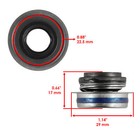 Caltric Water Pump Mechanical Seal Rebuild Kit For Kawasaki Kl600 1984 1985 1986
