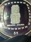    mexico 1996  5 Proof Silver 0 999  Hombre Jaguar     type 2 Rare     Nice Coin   