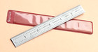 Starrett No c604re-6   6    Long Spring-tempered  Steel Rule W inch Grad  Usa Made
