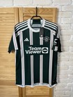 Manchester United Jersey Away Football Soccer Shirt 2023 Adidas Trikot Men Sz L