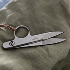 Gingher Italy 4 5    Knife Edge Thread Nippers Chrome Sewing Scissors Snips