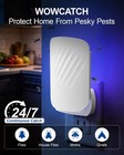 Wowcatch Plug-in Flying Insect Trap For Indoors  Fly Fruit White