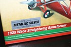 Texaco 1929 Waco Straightwing Barnstormer Airplane Special Silver Edition  3