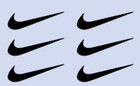 New  Nike Swoosh 1 5  Htv Iron-on Logo   6 Pack   Choose From 9 Colors