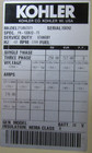     Kohler 313 Kva Diesel Generator 277 480 Vac 3    376 Amps 1800 Rpm 1461 Hrs