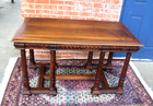 French Antique Walnut Louis Xvi Writing Desk   Circa 1880 Carved Table